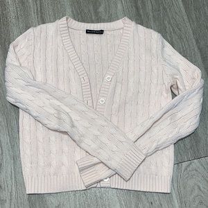 Brandy Melville Pink Elizabeth Cardigan Sweater